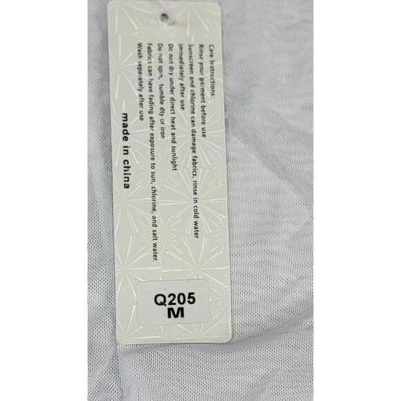 Stylish Bathing Suit Swimwear Cover-Up Soft white Sheer Size Medium New w Tags - Picture 4 of 8